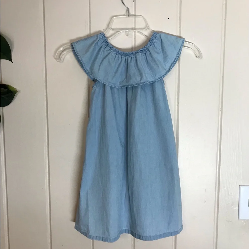 Girls Old Navy Sleeveless Dress Sundress Size 4 / 5 XS Extra Small Blue